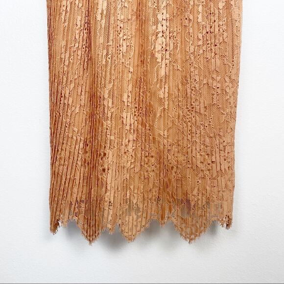 NEW Jonathan Simkhai Bonnie Silk Lace Plisse Dress - Picture 7 of 13